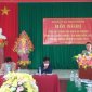 Xã Thạch Đồng tổ chức hội nghị tổng kết công tác quốc phòng an ninh năm 2021